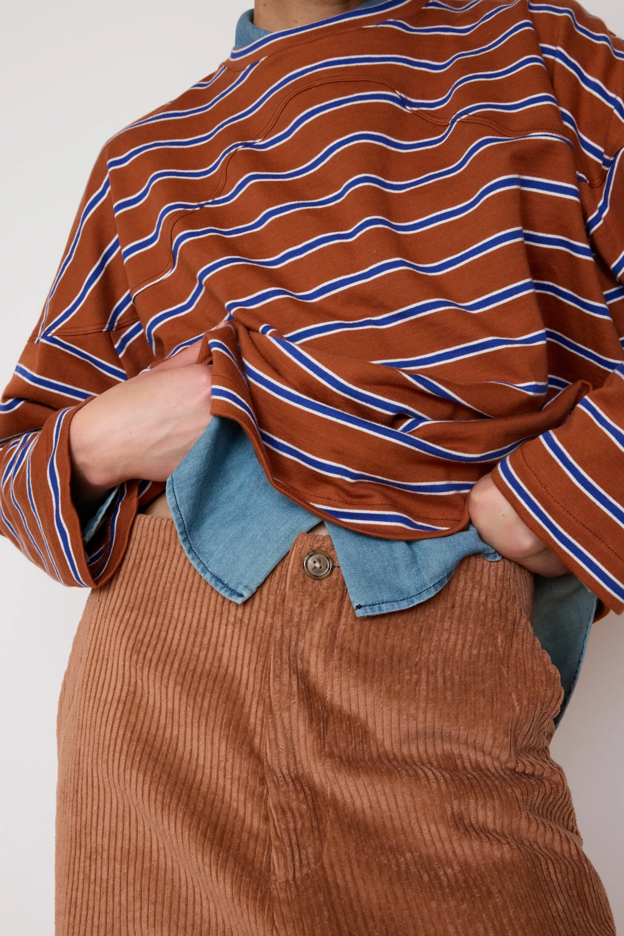 DEAN PANT | RUST CORDUROY sold by Caron Callahan product image thumbnail 3