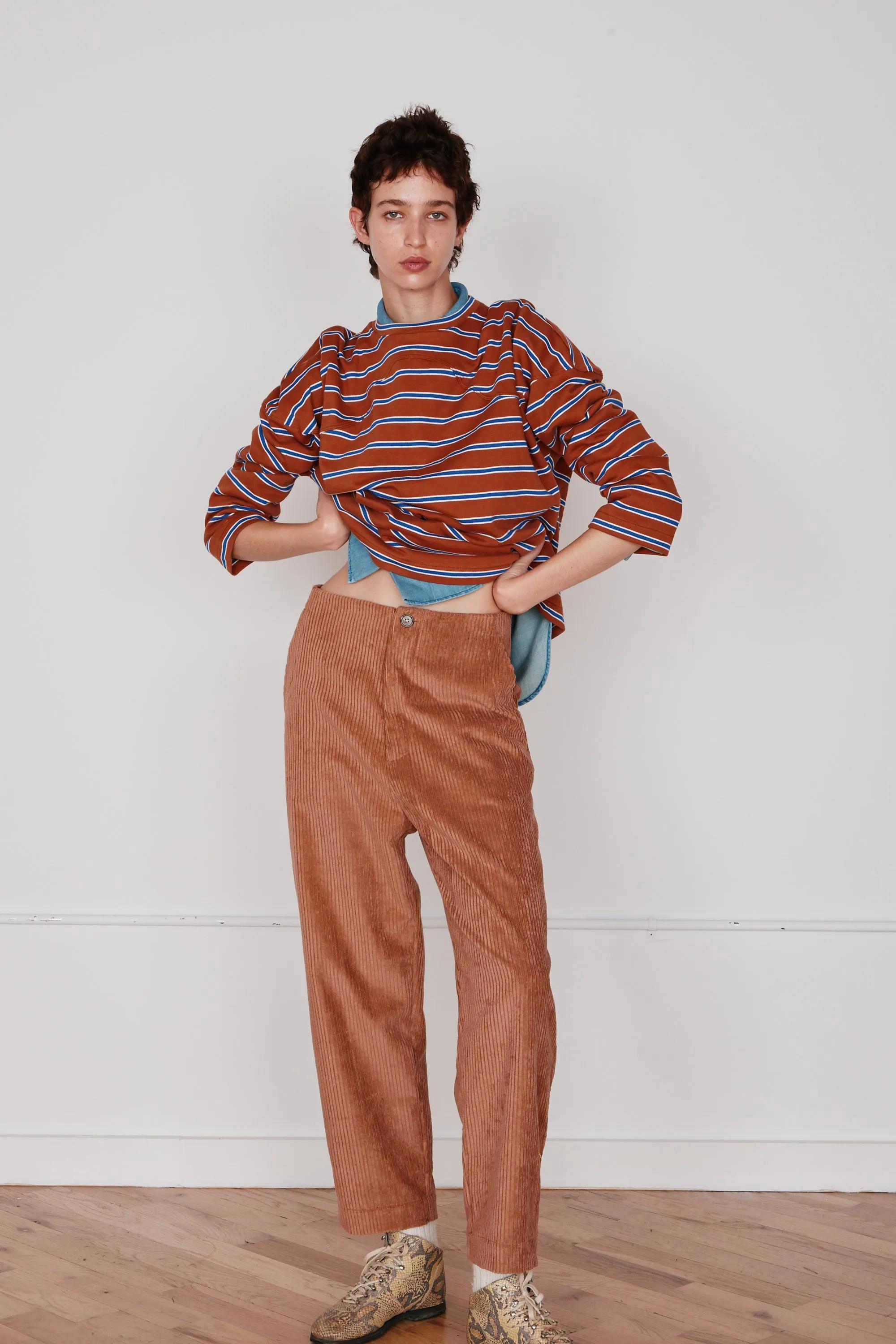 DEAN PANT | RUST CORDUROY sold by Caron Callahan product image thumbnail 4