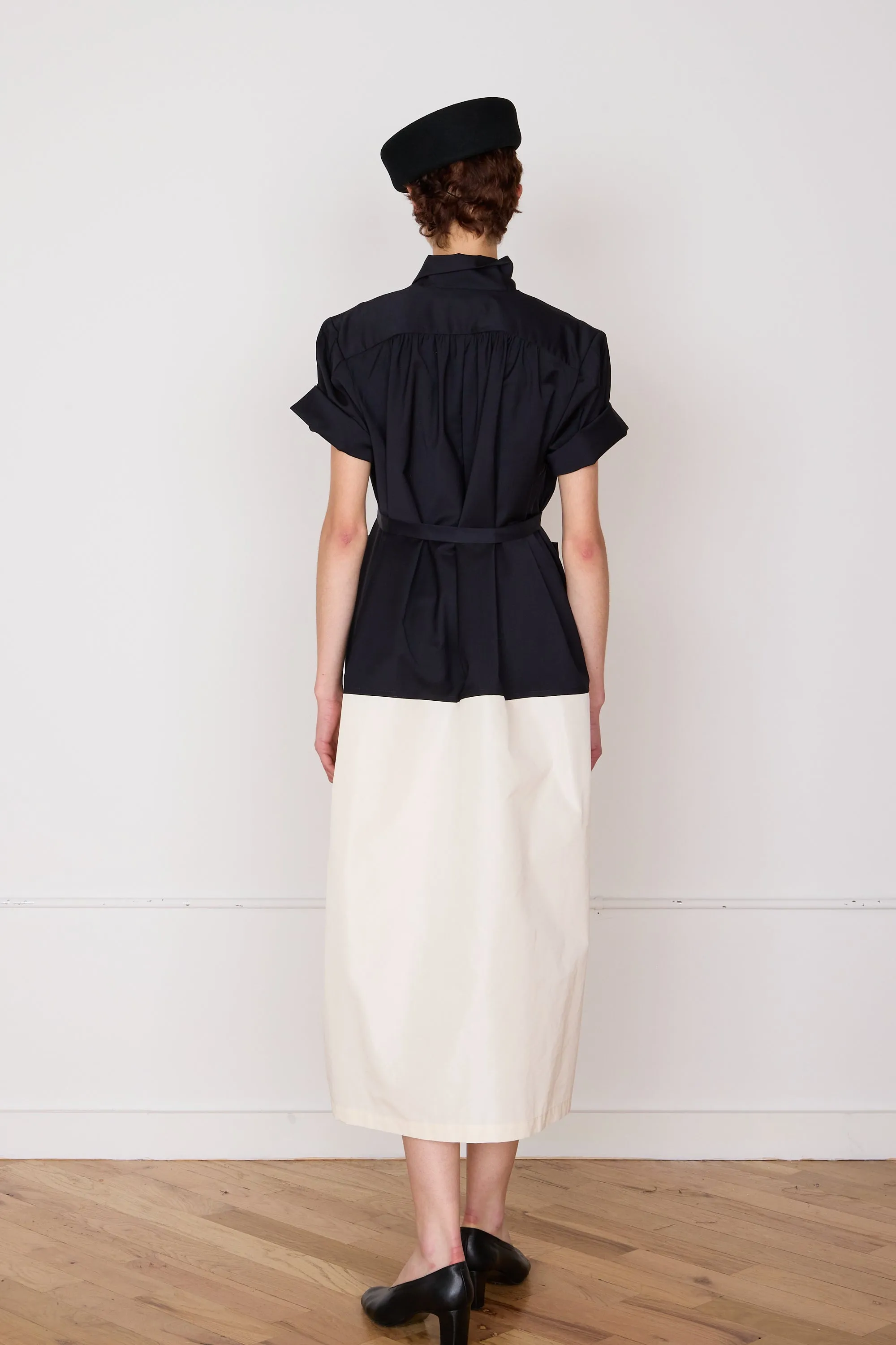 MAREN DRESS | BLACK WOOL SUITING sold by Caron Callahan product image thumbnail 5