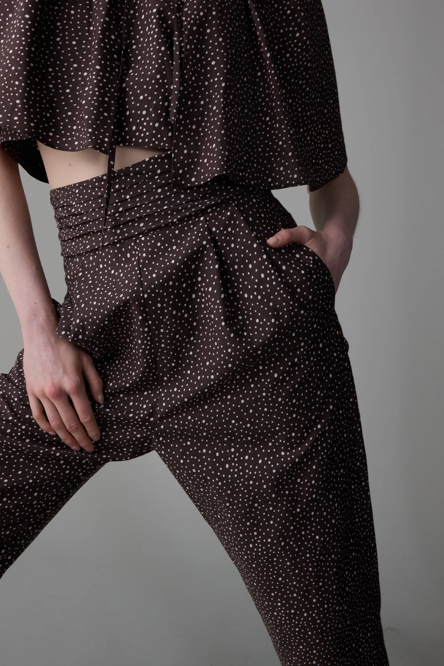 YOSSI PANT | CHOCOLATE DOT sold by Caron Callahan product image thumbnail 3