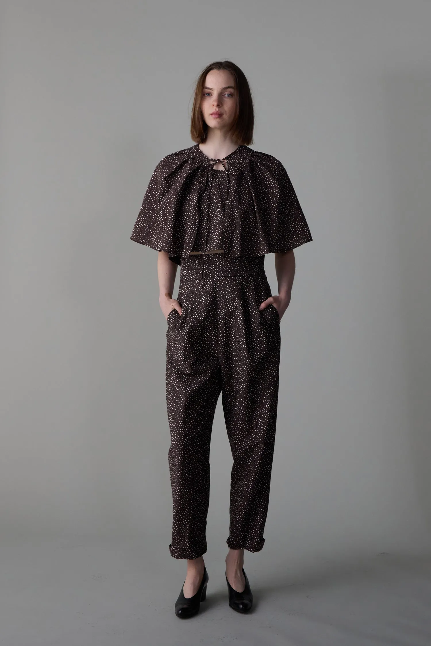 YOSSI PANT | CHOCOLATE DOT sold by Caron Callahan