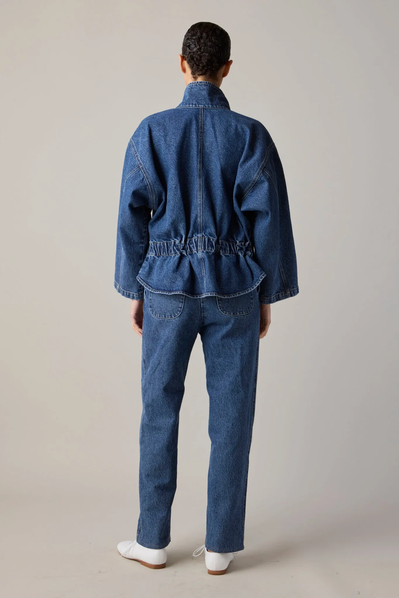 OVERSIZED AUGIE JACKET | DARK DENIM sold by Caron Callahan product image thumbnail 5