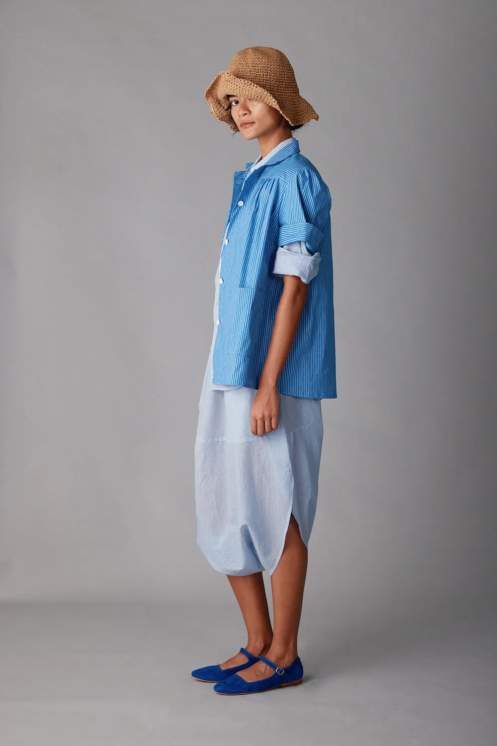TULIP PANT | BLUE PINSTRIPE sold by Caron Callahan product image thumbnail 3