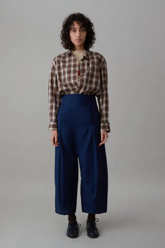 MORGAN PANT | MARINE TROPICAL WOOL sold by Caron Callahan