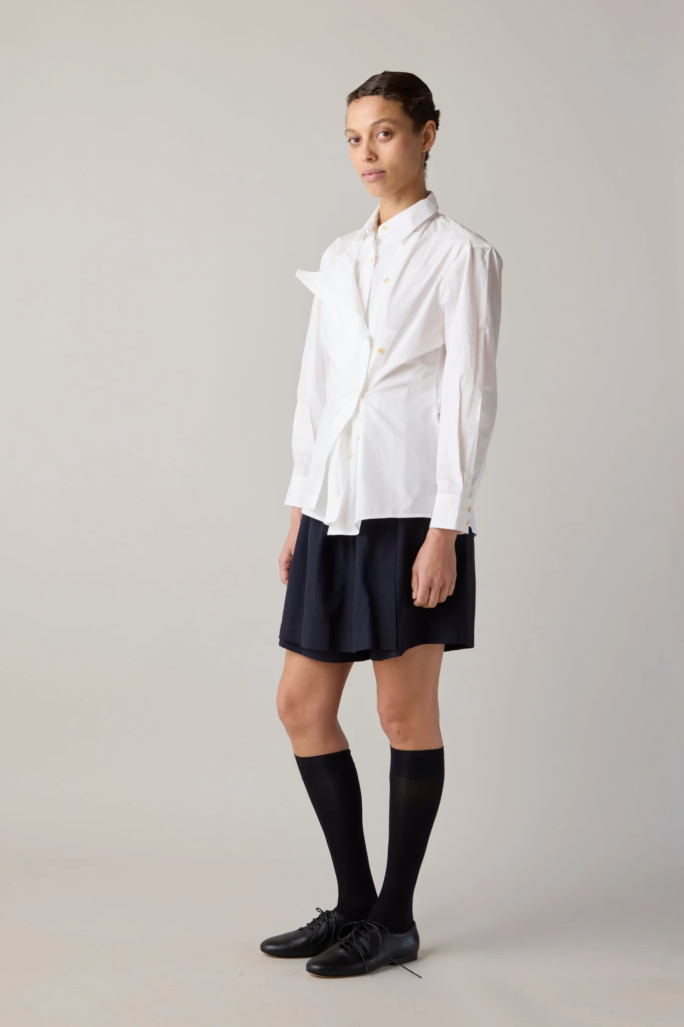 JOANNA SHIRT | WHITE POPLIN sold by Caron Callahan product image thumbnail 4