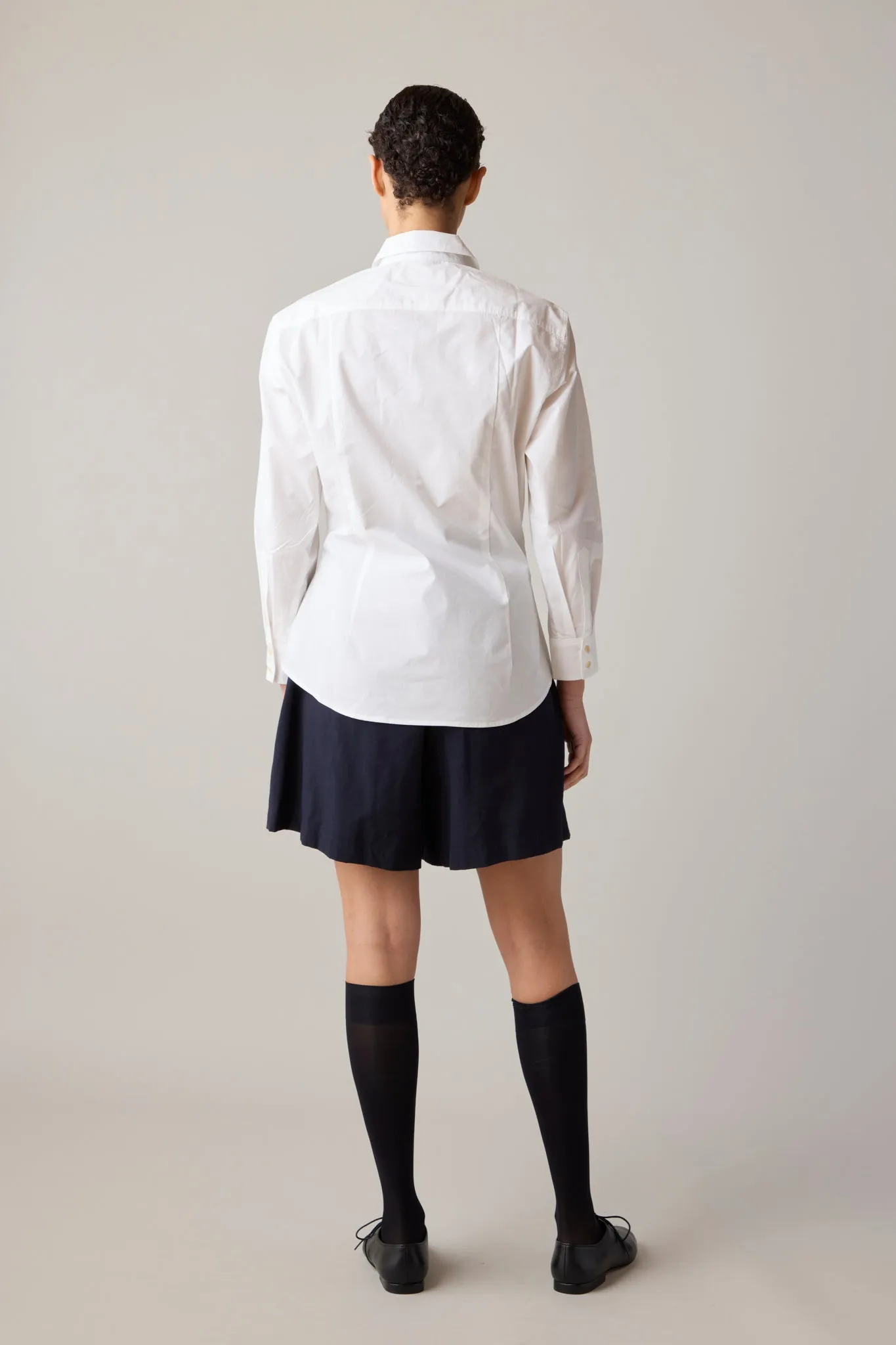JOANNA SHIRT | WHITE POPLIN sold by Caron Callahan product image thumbnail 5