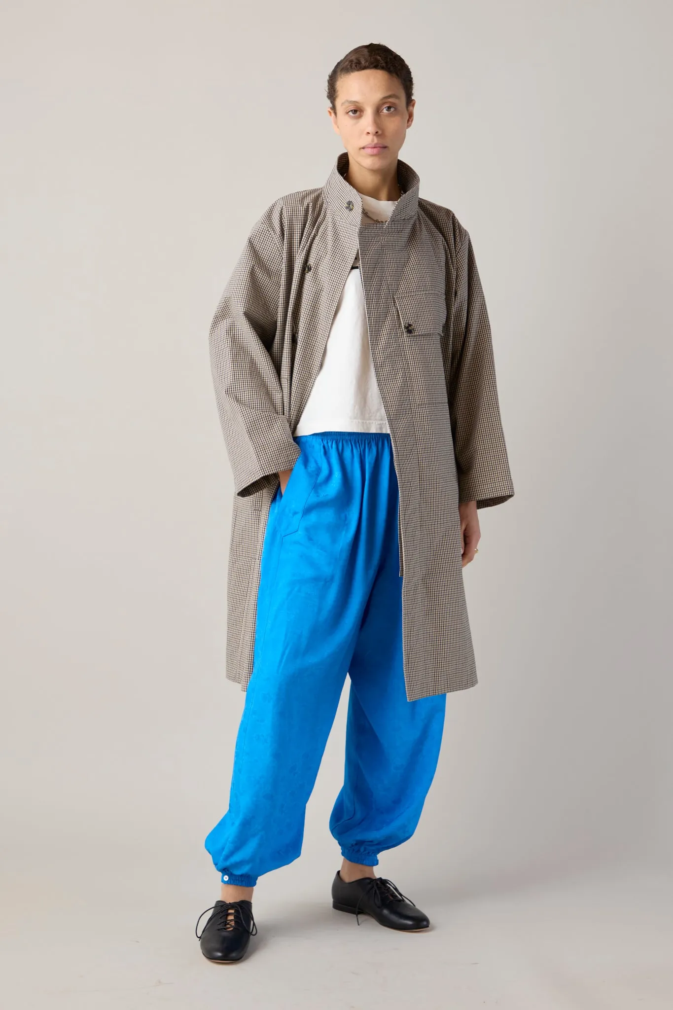 CARY PANT | TEAL JACQUARD sold by Caron Callahan product image thumbnail 3
