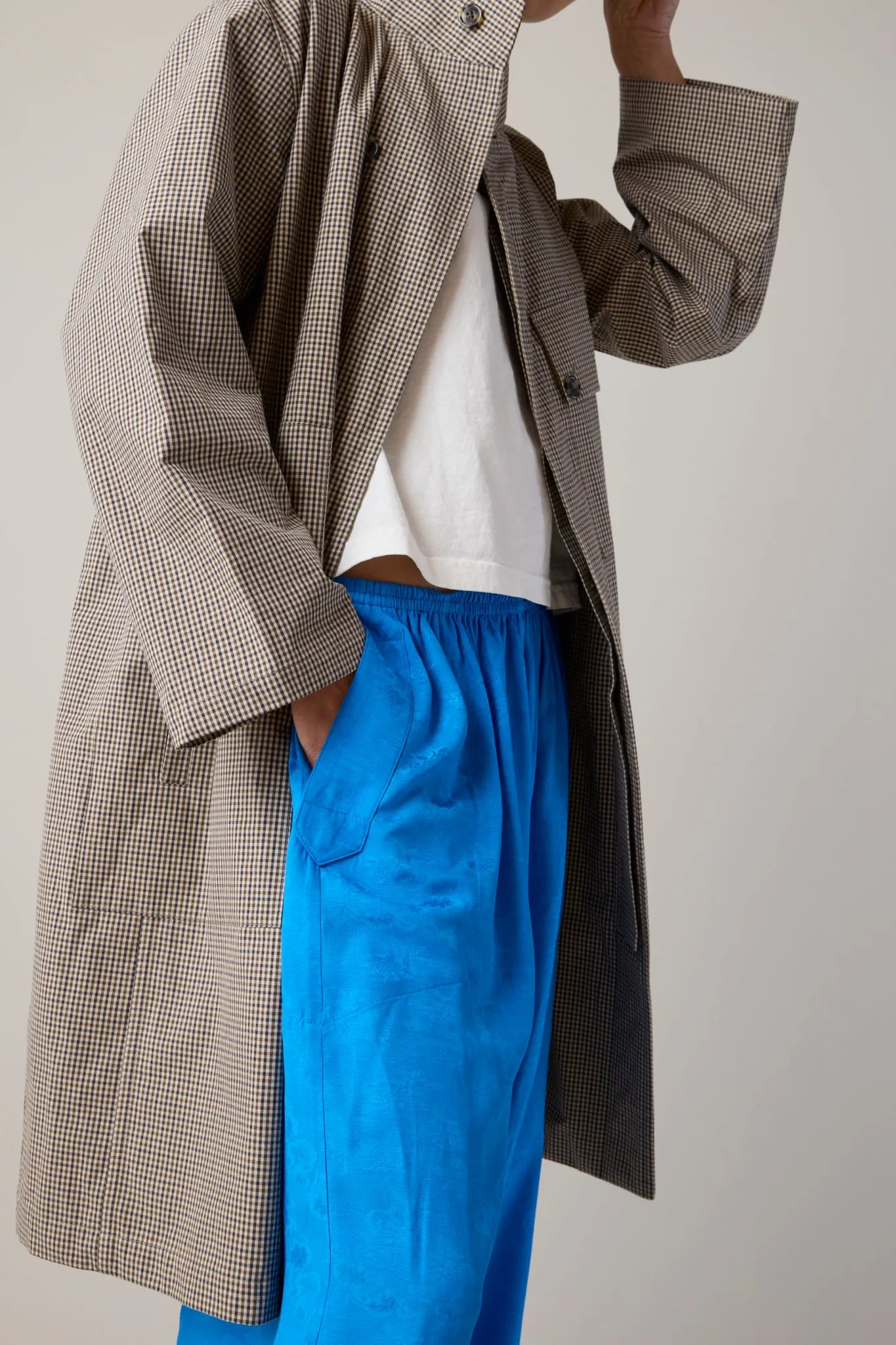 CARY PANT | TEAL JACQUARD sold by Caron Callahan product image thumbnail 2