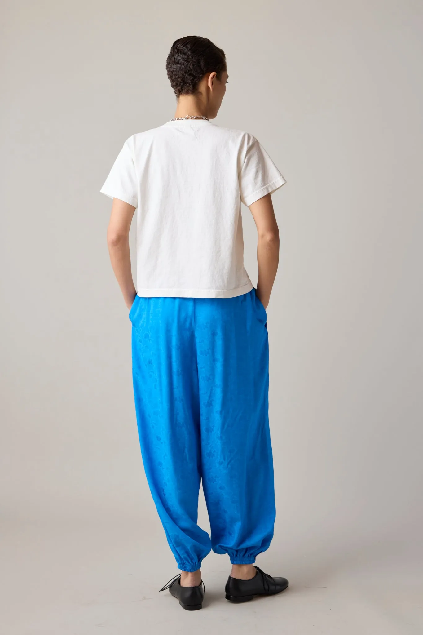 CARY PANT | TEAL JACQUARD sold by Caron Callahan product image thumbnail 5