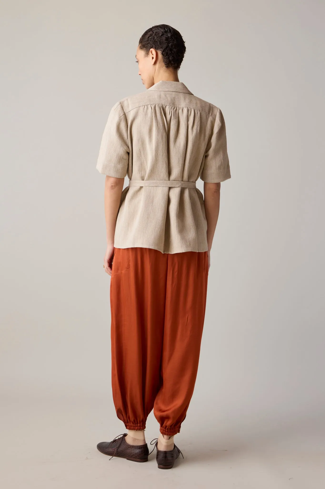 MOLLY TOP | NATURAL LINEN sold by Caron Callahan product image thumbnail 5