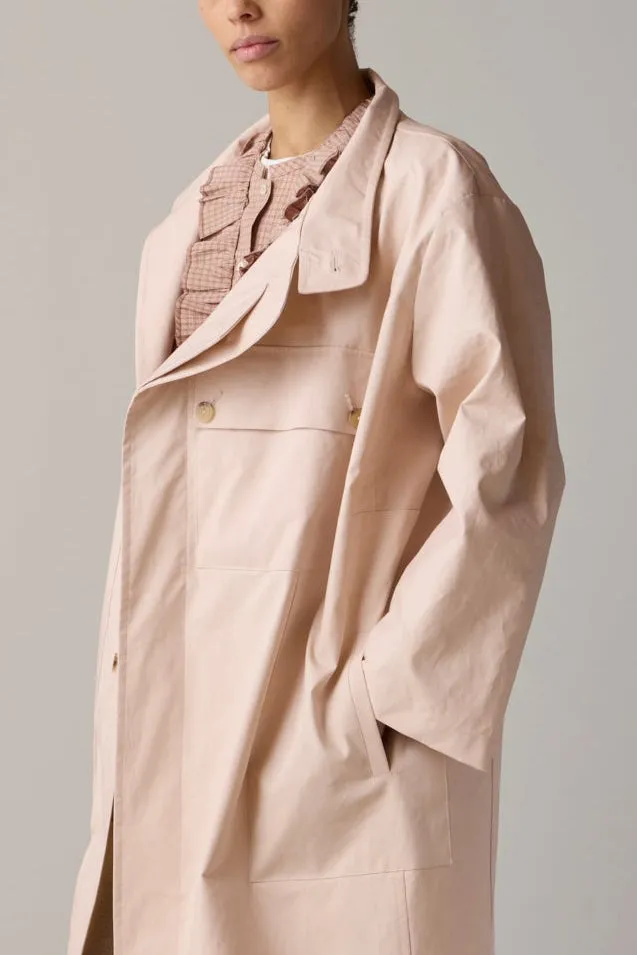 LAUREN COAT | BLUSH COTTON COATING sold by Caron Callahan product image thumbnail 3