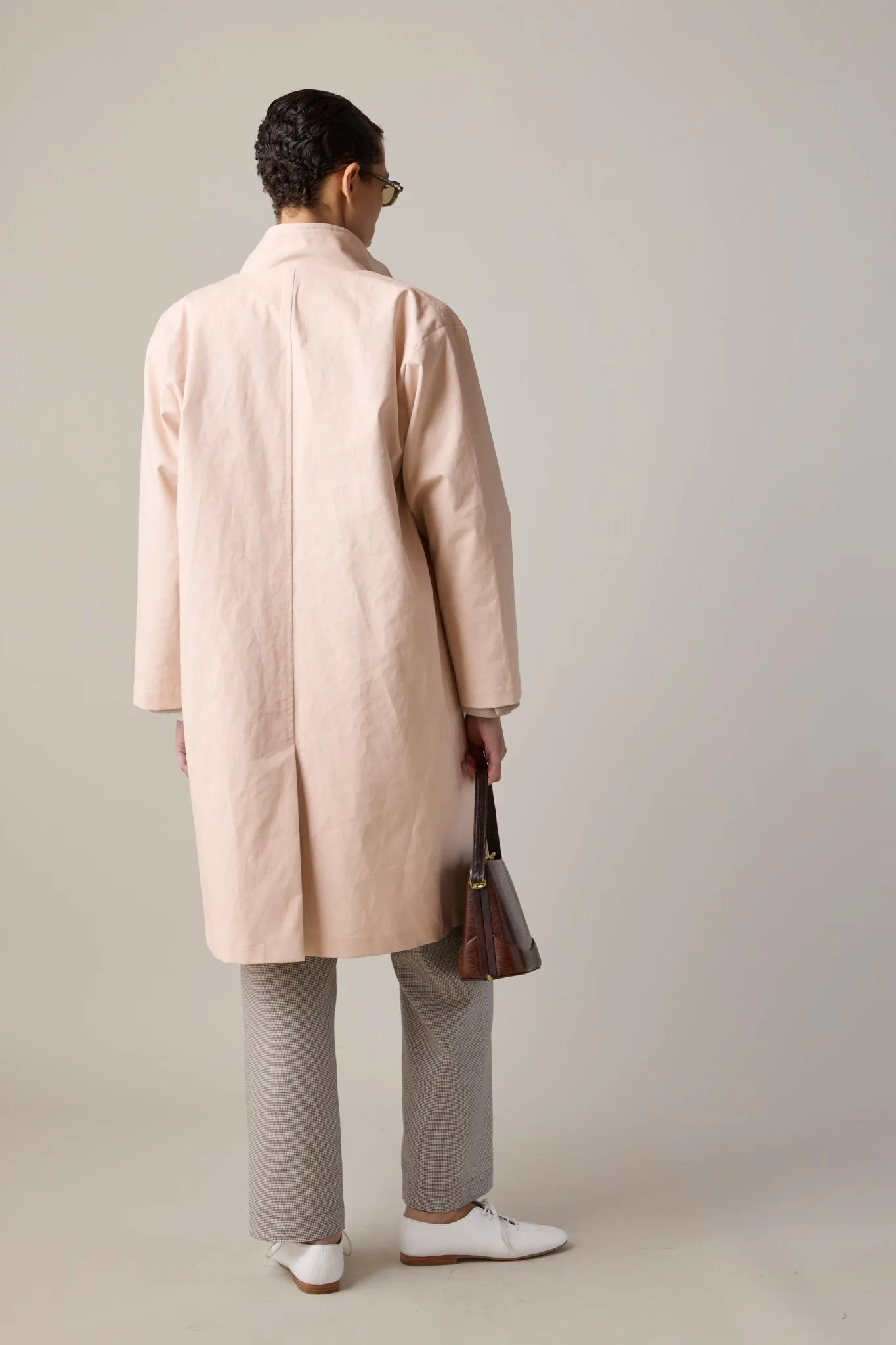 LAUREN COAT | BLUSH COTTON COATING sold by Caron Callahan product image thumbnail 4