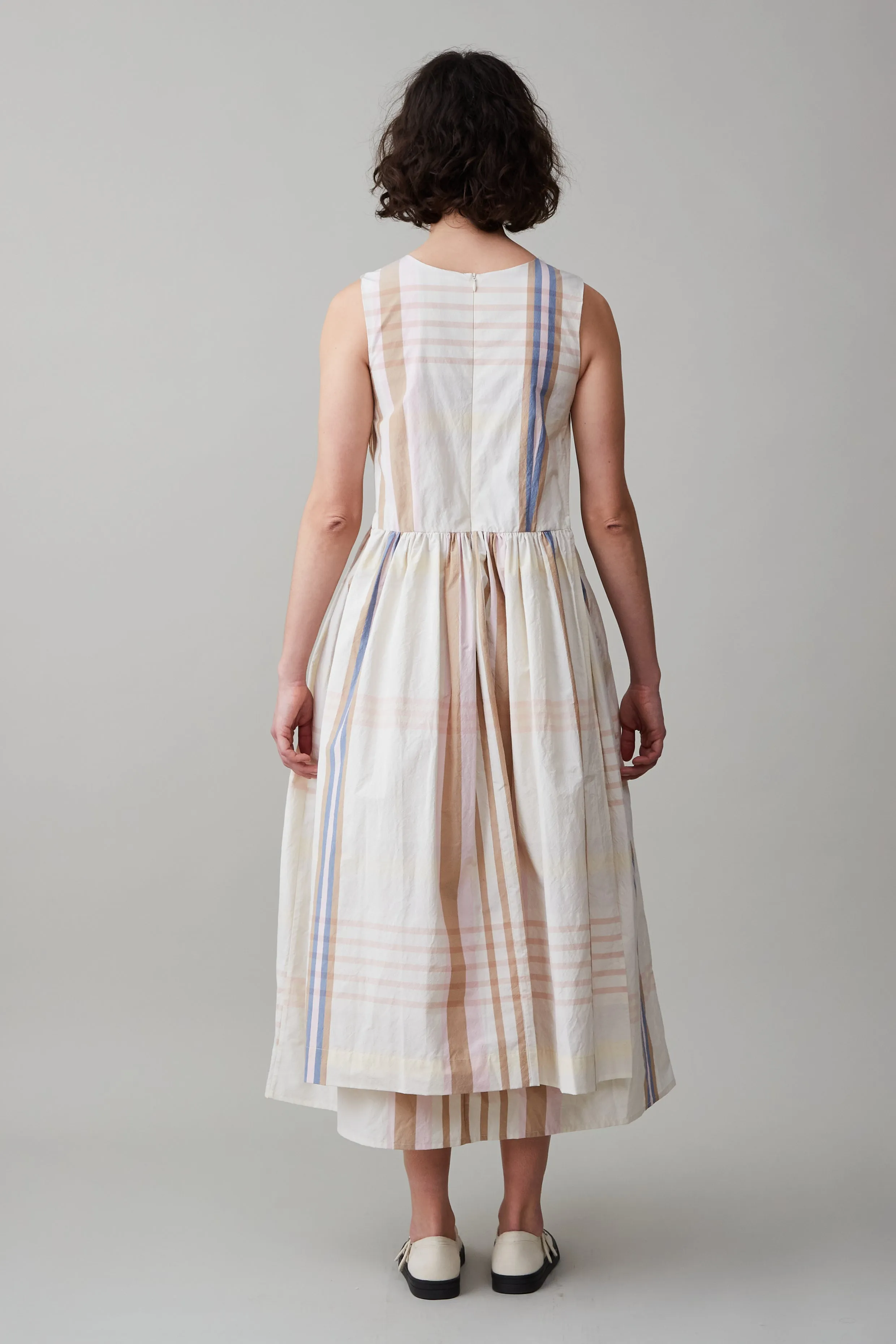 SYLVIA DRESS | SUN BLEACHED LARGE SCALE PLAID sold by Caron Callahan product image thumbnail 5
