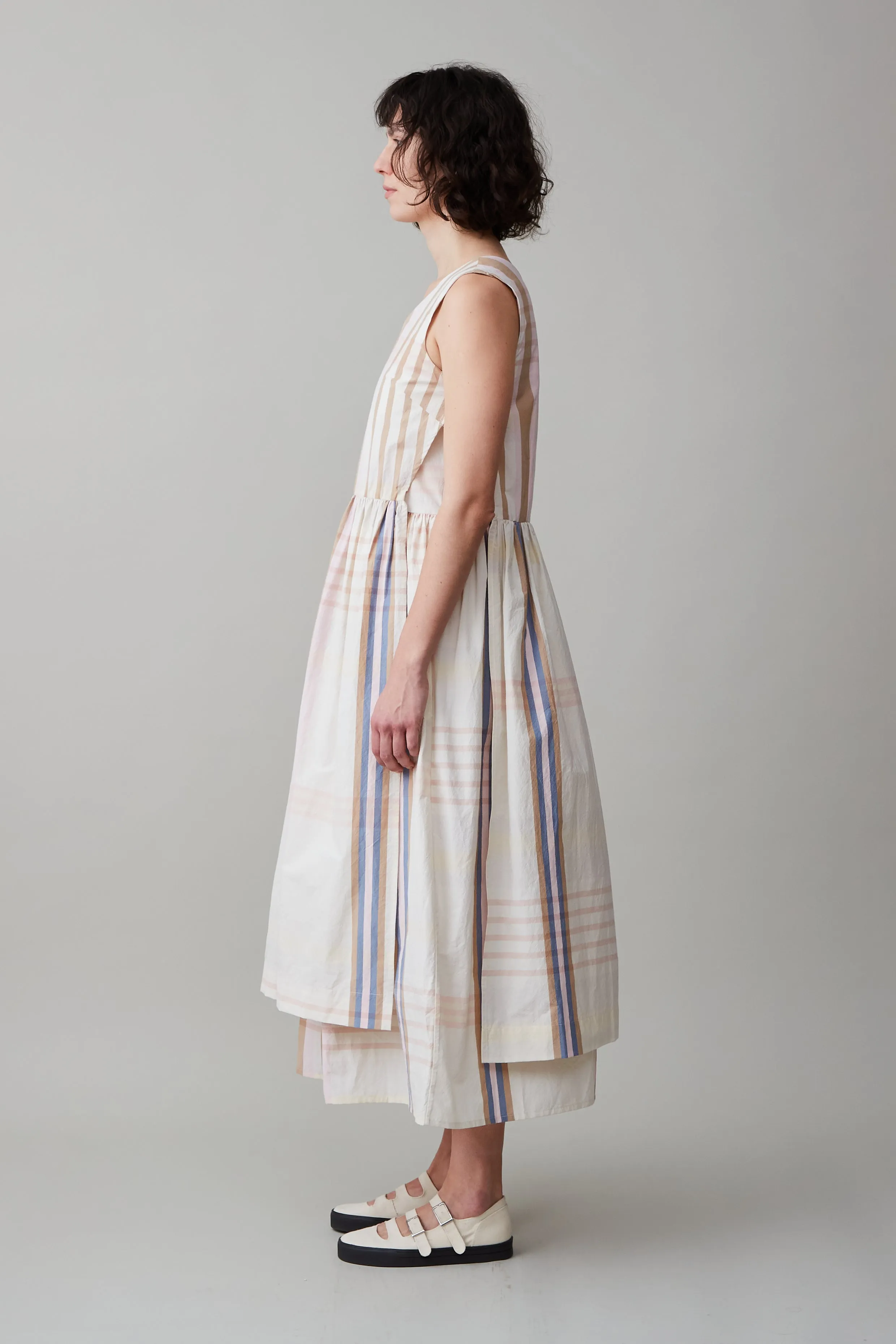 SYLVIA DRESS | SUN BLEACHED LARGE SCALE PLAID sold by Caron Callahan product image thumbnail 4