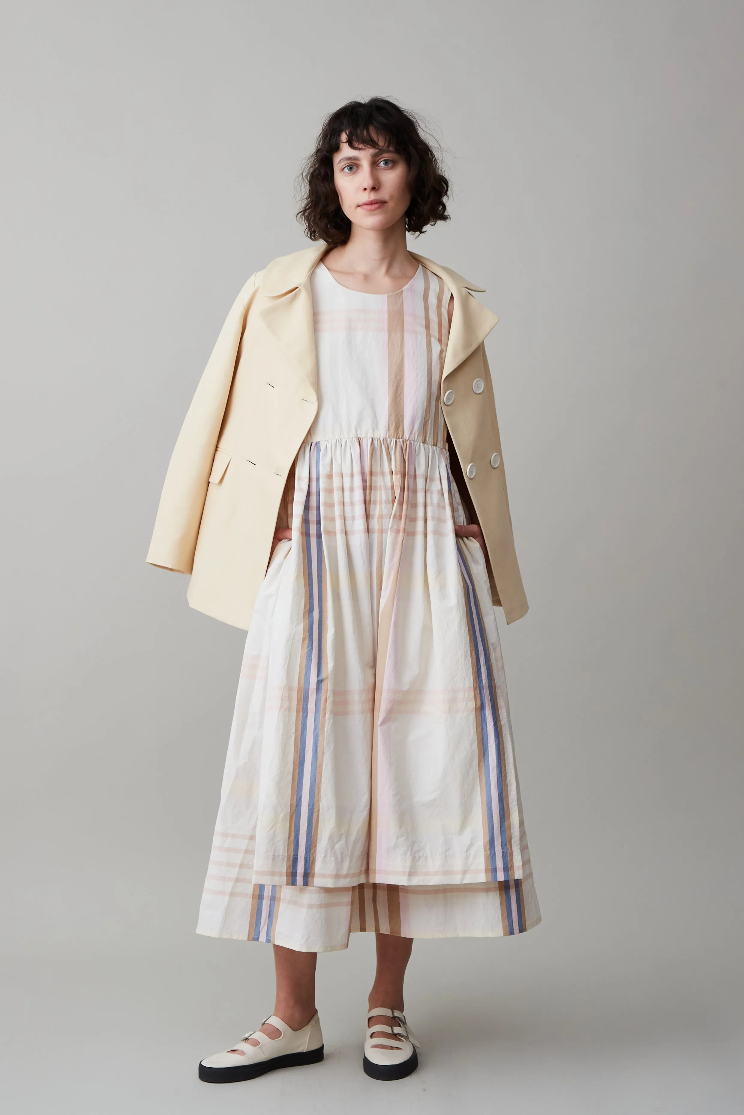 SYLVIA DRESS | SUN BLEACHED LARGE SCALE PLAID sold by Caron Callahan product image thumbnail 2