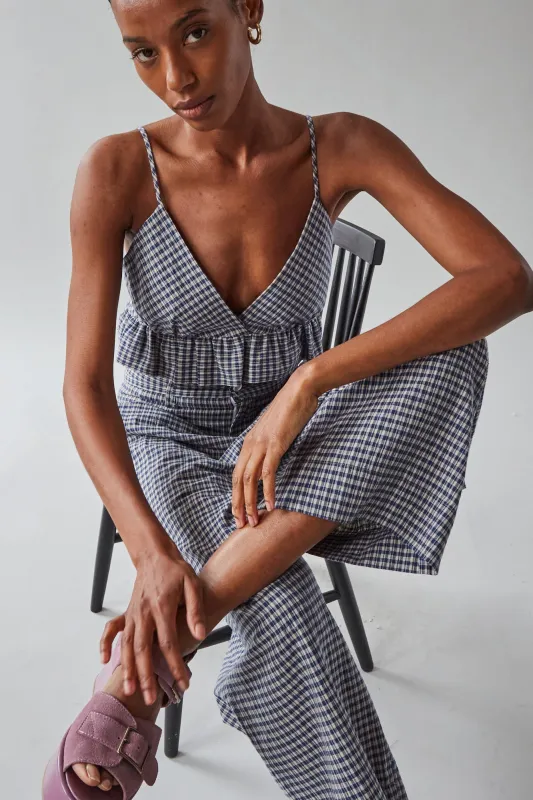 RENEE BRALETTE | NAVY MINI PLAID made by Caron Callahan