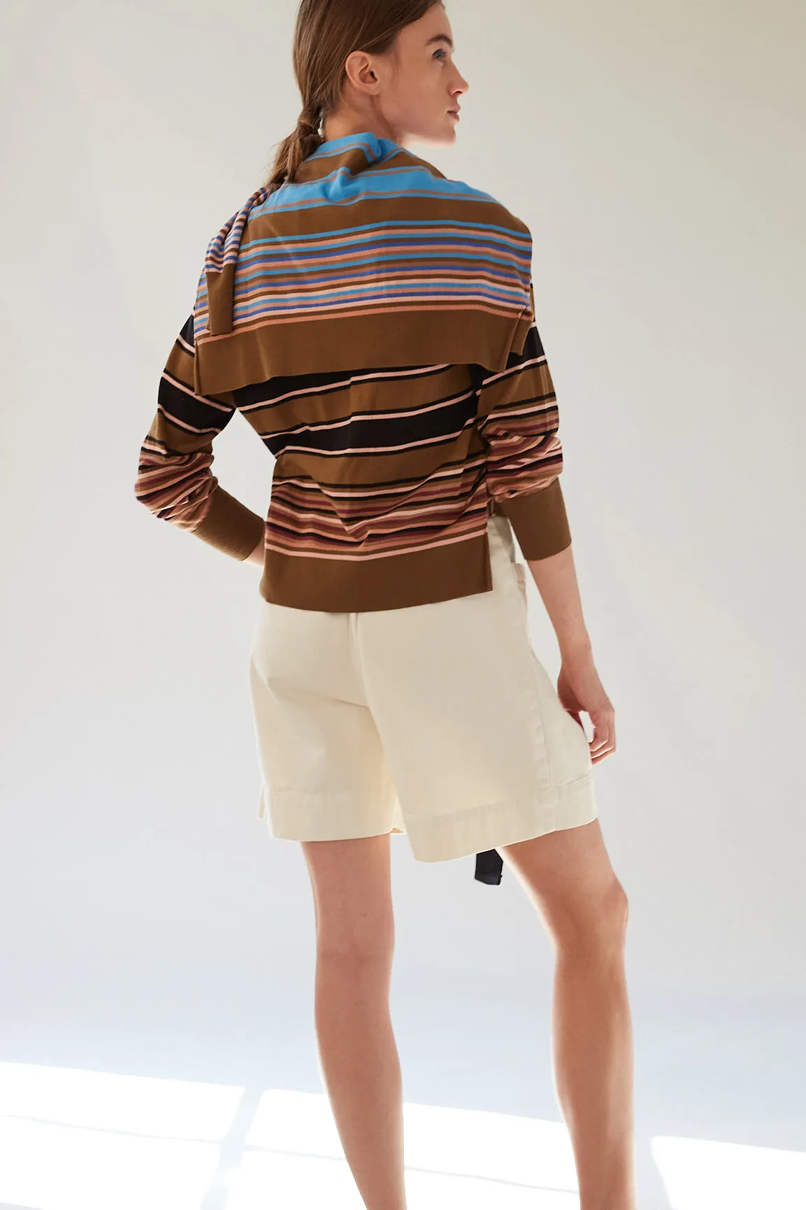 DEVON SHORT | NATURAL CANVAS sold by Caron Callahan product image thumbnail 5