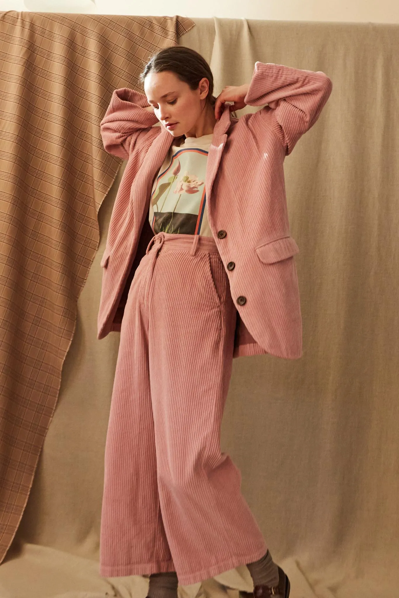ANDES PANT | BLUSH CORDUROY sold by Caron Callahan product image thumbnail 3