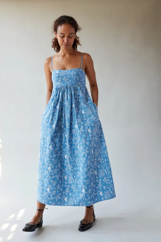 SABINA DRESS | SKY MEADOW EMBROIDERY made by Caron Callahan