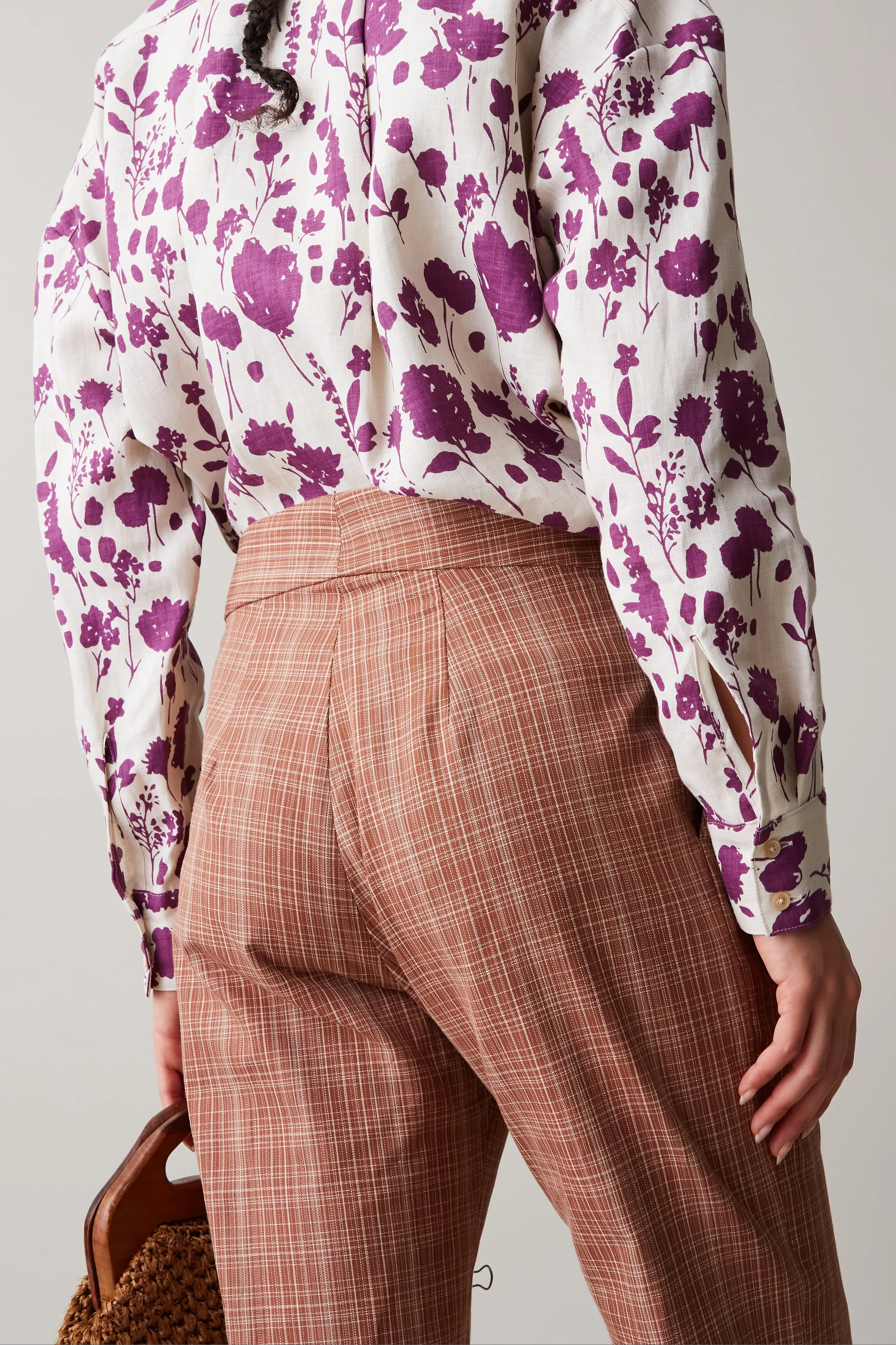 BELLA PANT | AUBURN PENCIL PLAID sold by Caron Callahan product image thumbnail 4