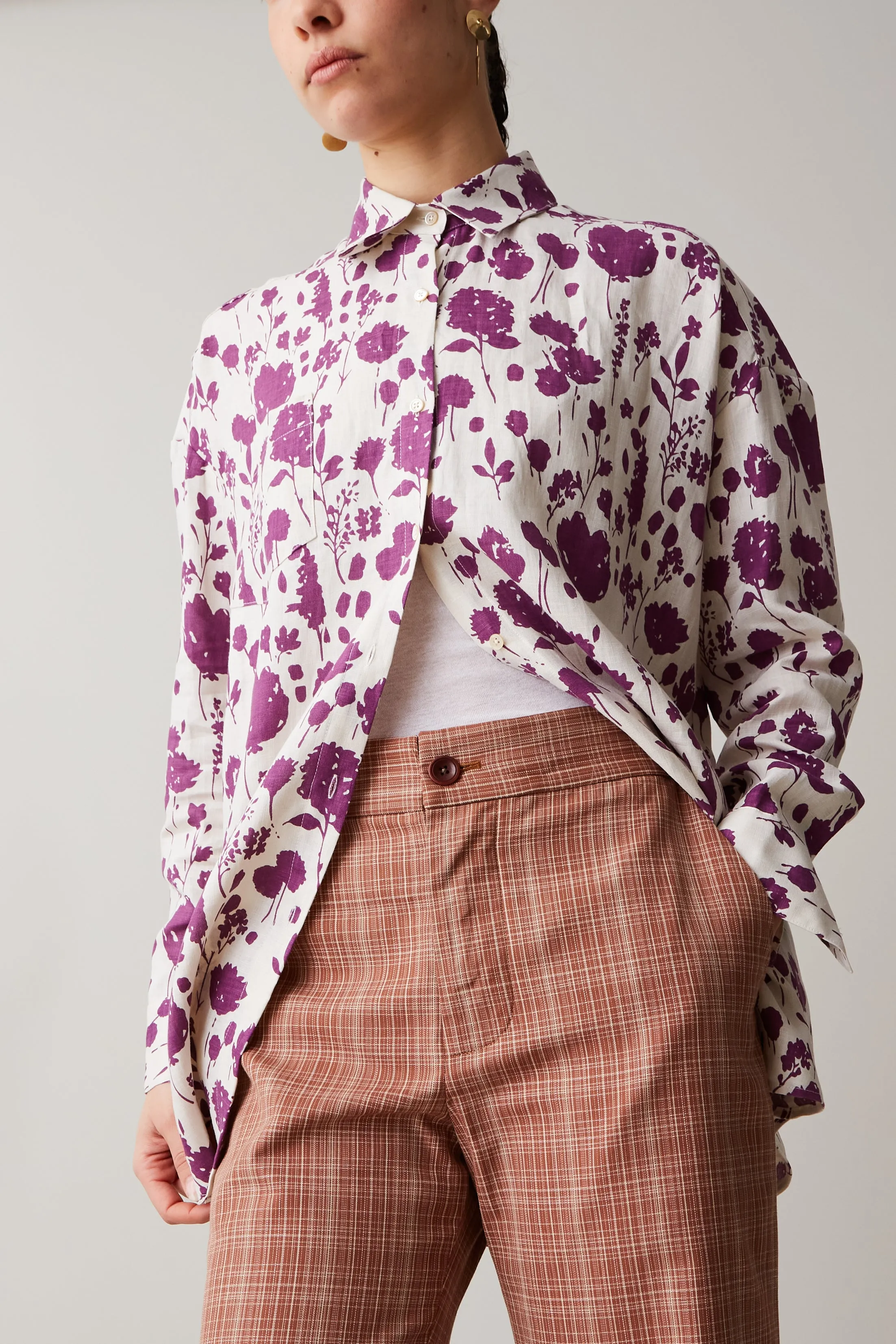 BELLA PANT | AUBURN PENCIL PLAID sold by Caron Callahan product image thumbnail 2