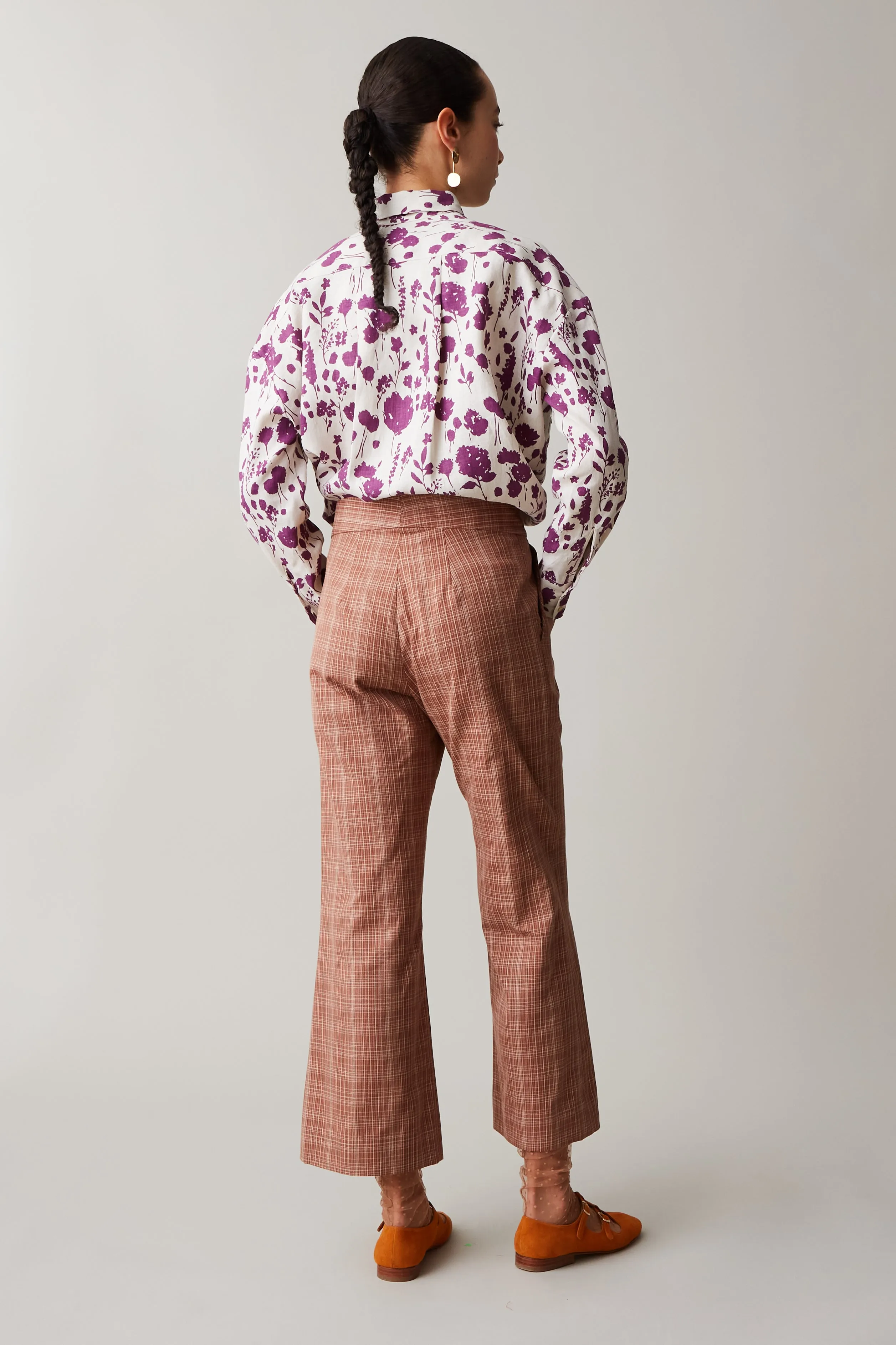 BELLA PANT | AUBURN PENCIL PLAID sold by Caron Callahan product image thumbnail 3