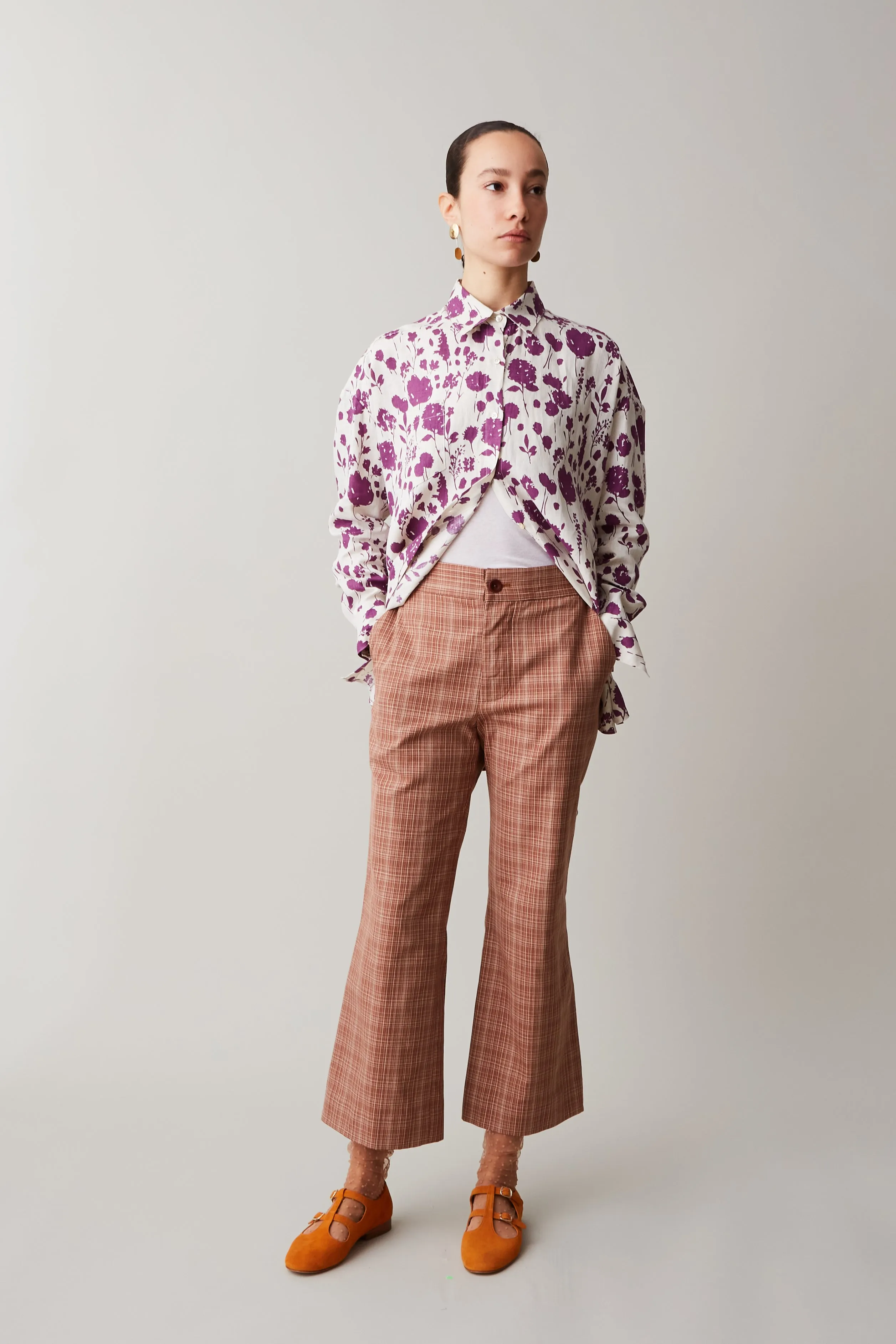 BELLA PANT | AUBURN PENCIL PLAID sold by Caron Callahan