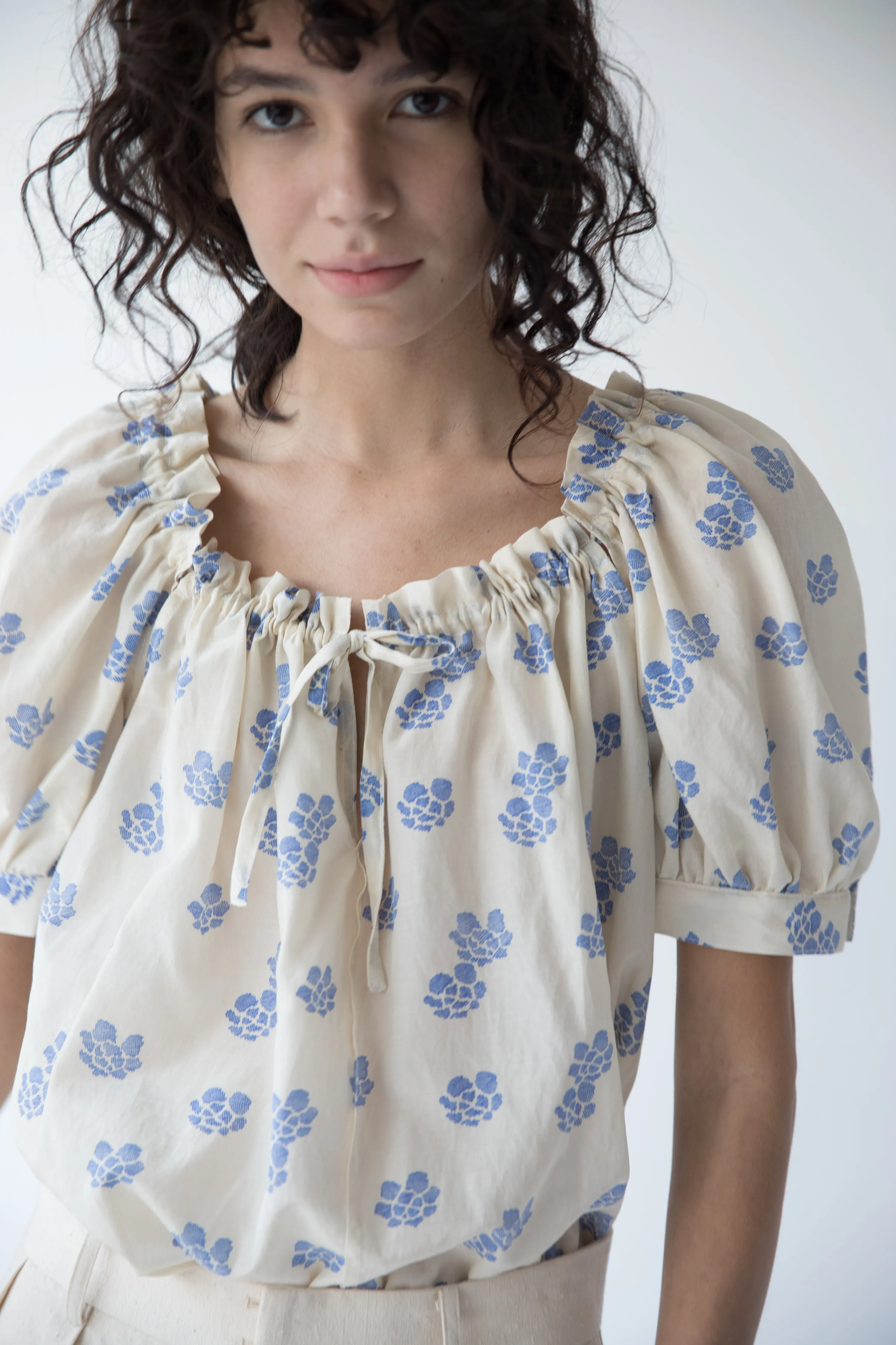 ELAINA TOP | SHIBORI SILK COTTON sold by Caron Callahan product image thumbnail 3