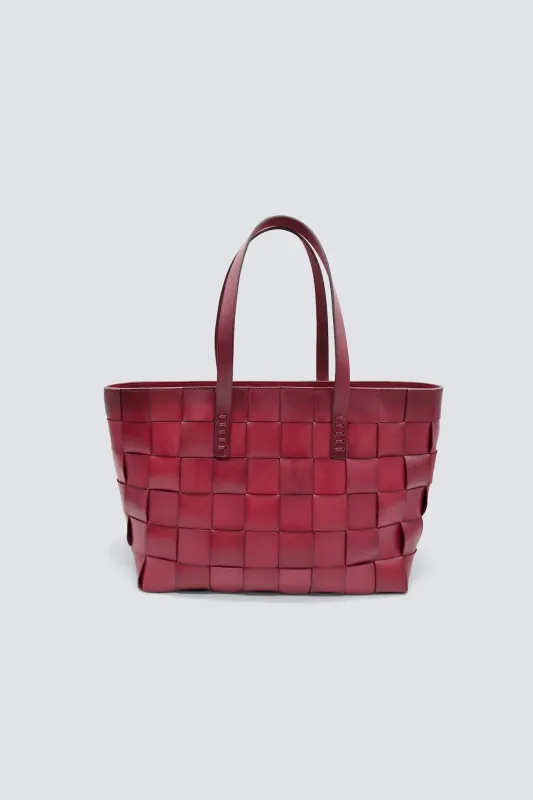 Japan Tote Bordo w/ flat handles made by Dragon Diffusion