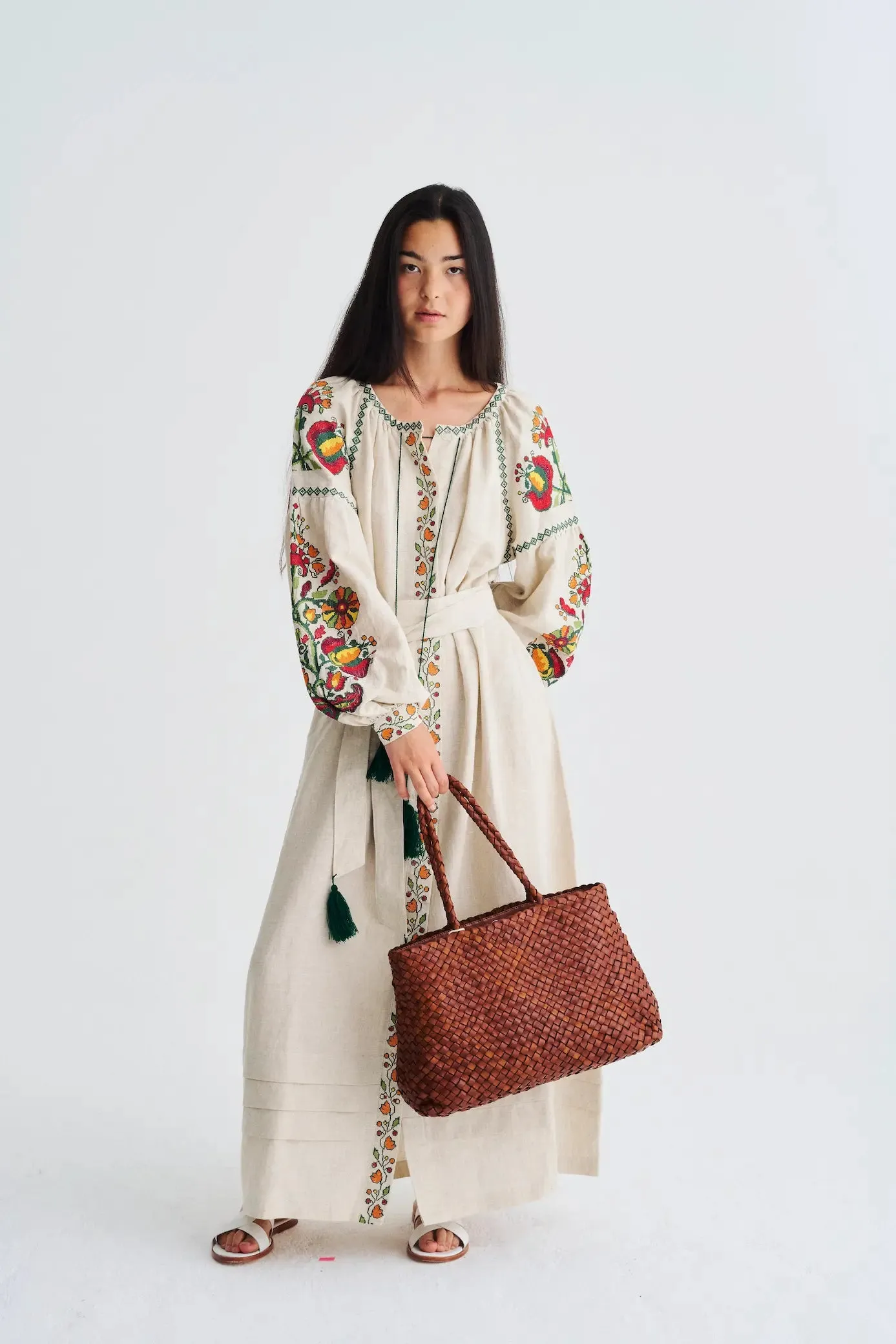 Vintage Mesh Tote Tan sold by Dragon Diffusion product image thumbnail 3