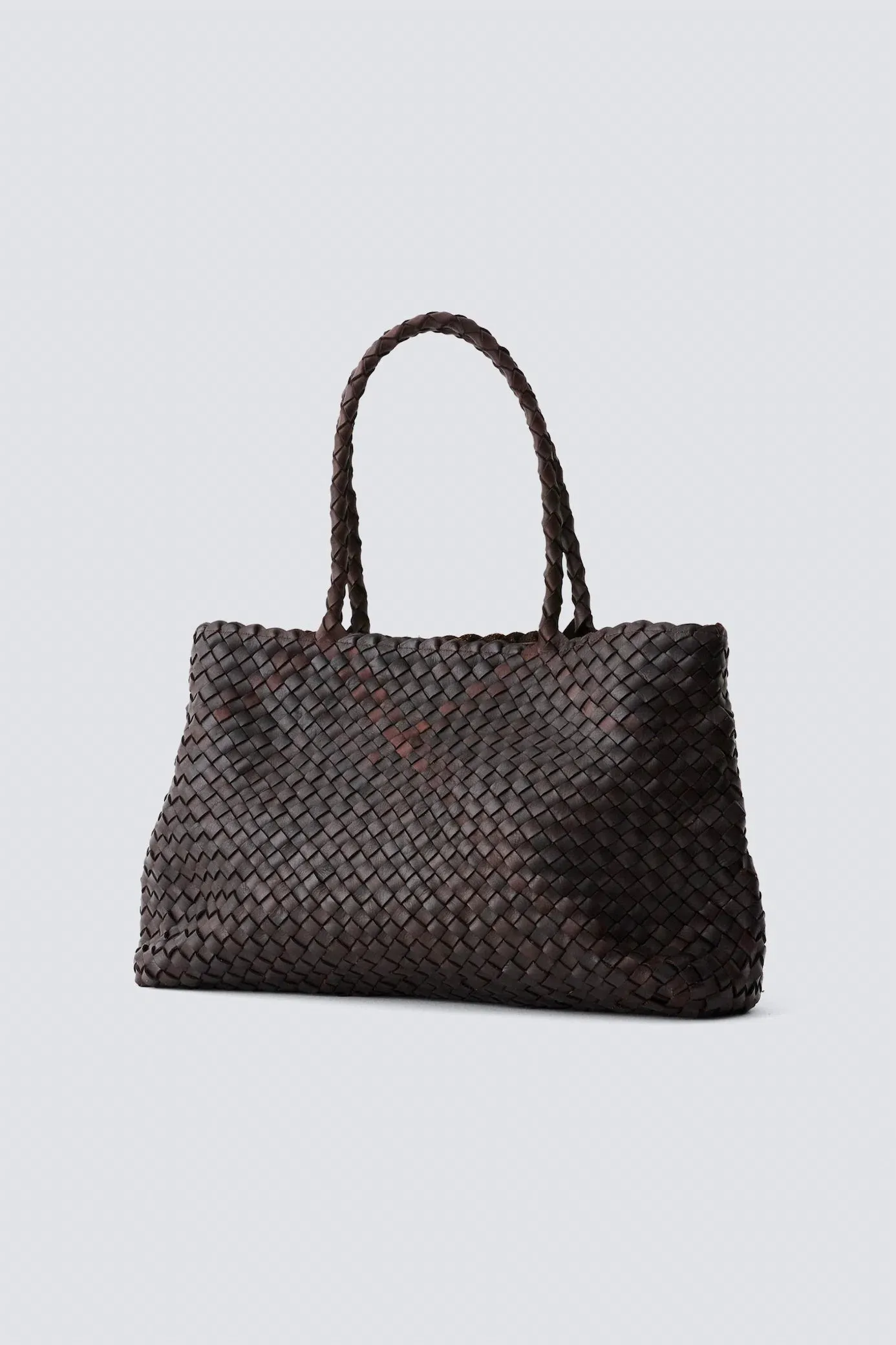 Vintage Mesh Tote Dark Brown sold by Dragon Diffusion product image thumbnail 3