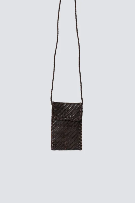 Phone Crossbody Dark Brown sold by Dragon Diffusion