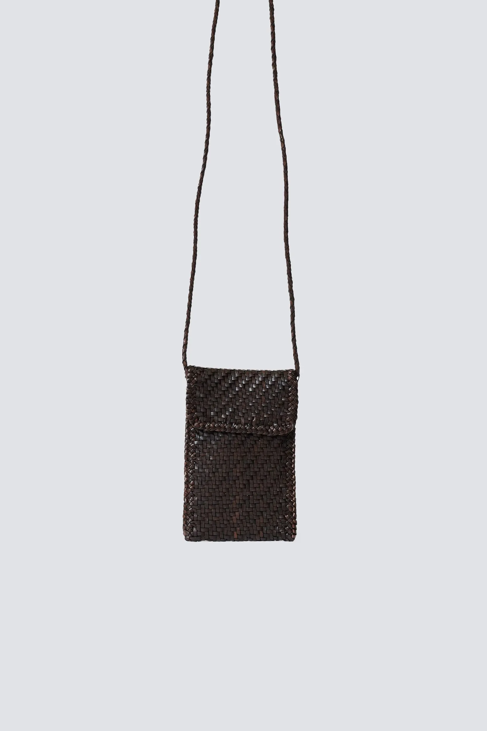 Phone Crossbody Dark Brown sold by Dragon Diffusion