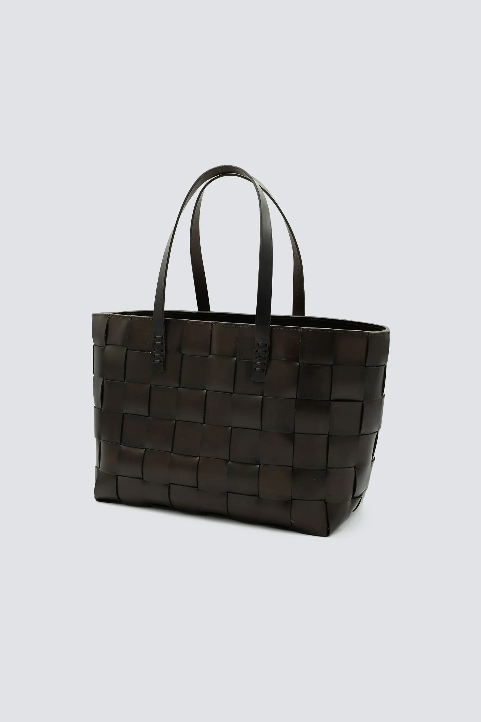 Japan Tote Dark Brown w/ flat handles sold by Dragon Diffusion product image thumbnail 2
