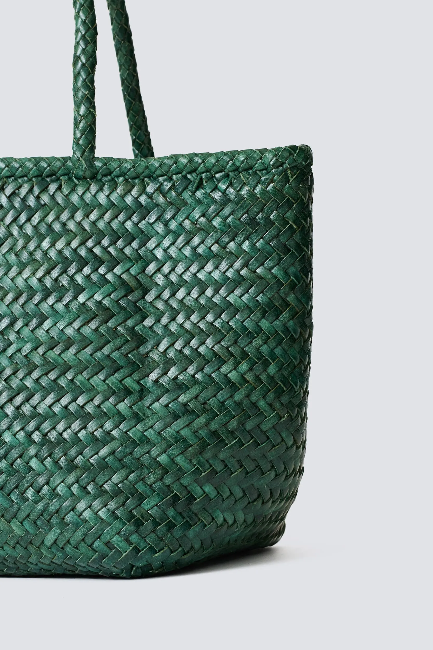 Grace Basket Small Forest Green sold by Dragon Diffusion product image thumbnail 5