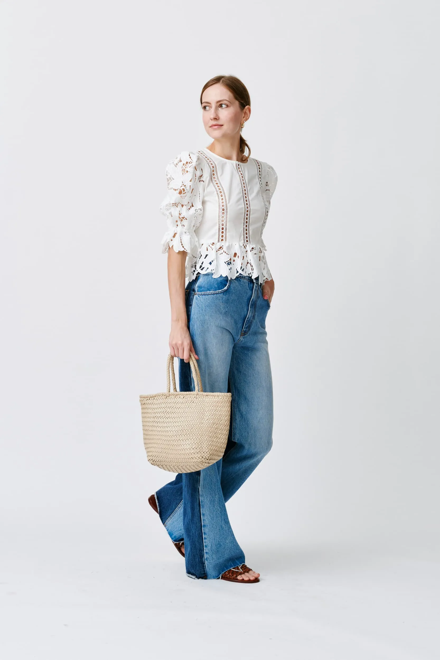 Grace Basket Small Pearl sold by Dragon Diffusion product image thumbnail 2