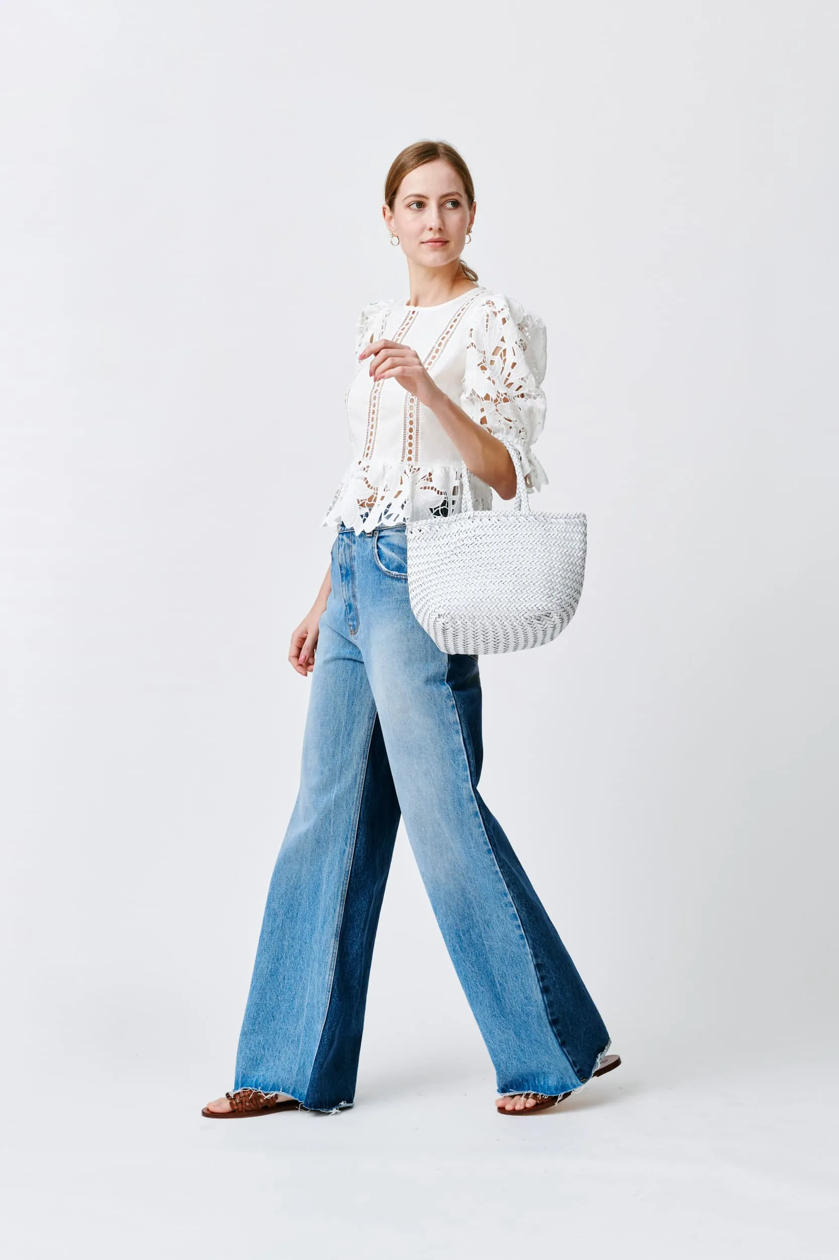 Grace Basket Small White sold by Dragon Diffusion product image thumbnail 2