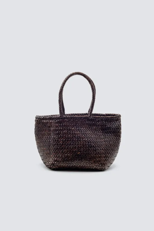 Grace Basket Small Dark Brown made by Dragon Diffusion