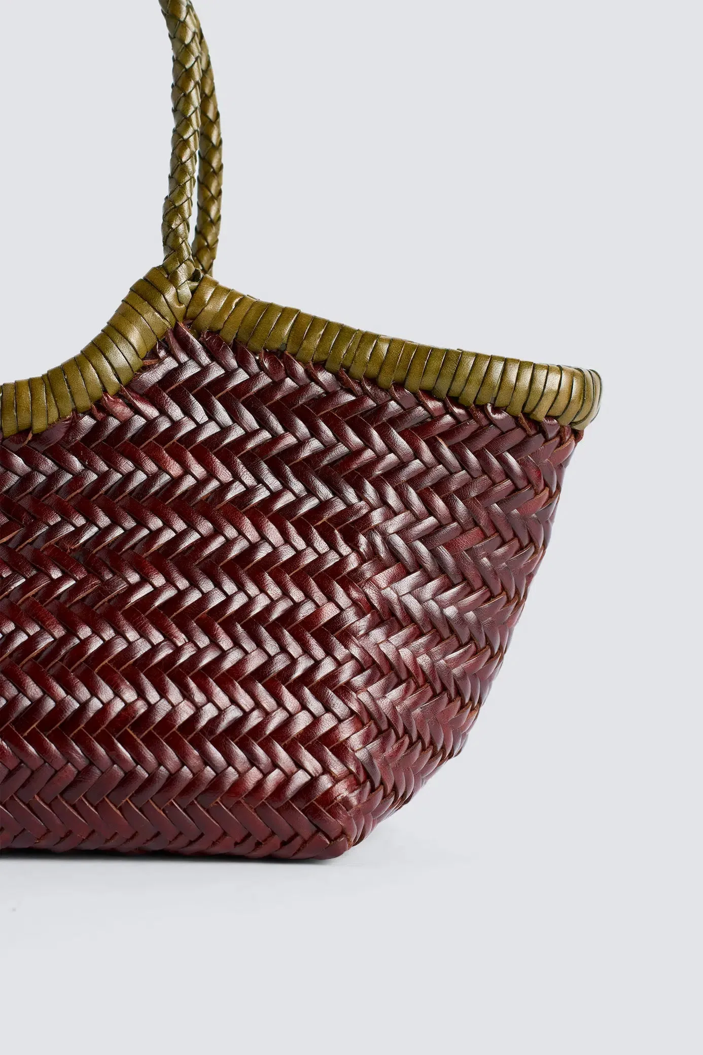 Nantucket Small Bi-Colour Bordo / Khaki sold by Dragon Diffusion product image thumbnail 3