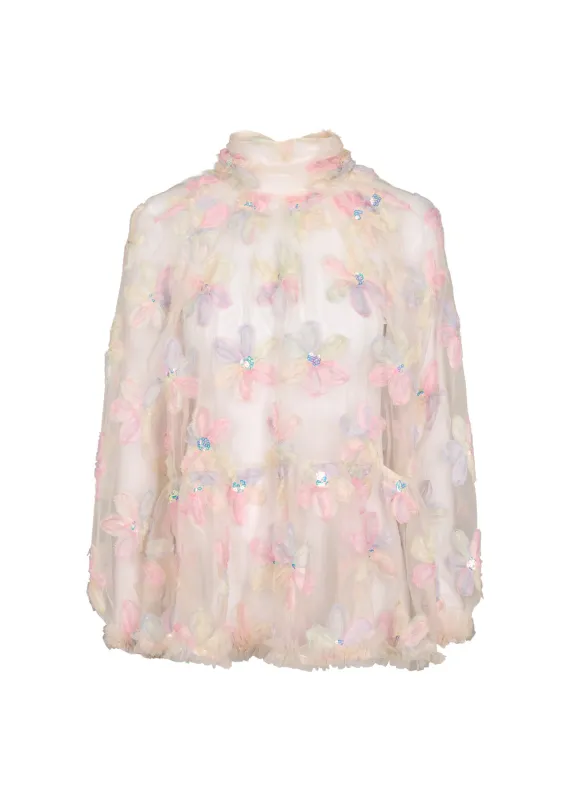 Truda W, Blouse - Rainbow Tulle made by MarMar