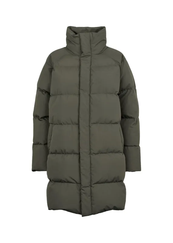 Olita W Coat, Coat - Dark Moss made by MarMar