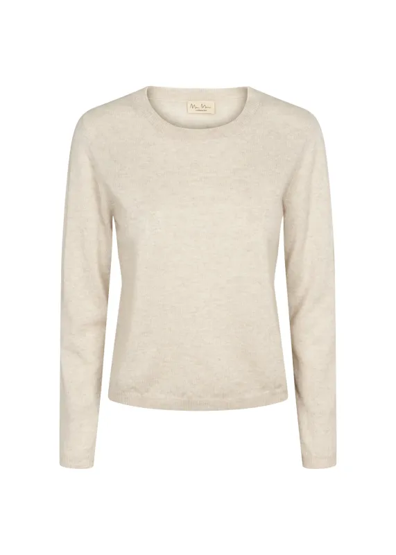 Tano W, Kashmir Blouse - Light Beige Mel. made by MarMar