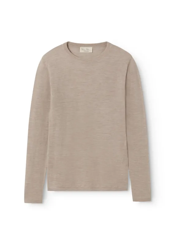 Tanne W, Blouse - Beige Melange made by MarMar