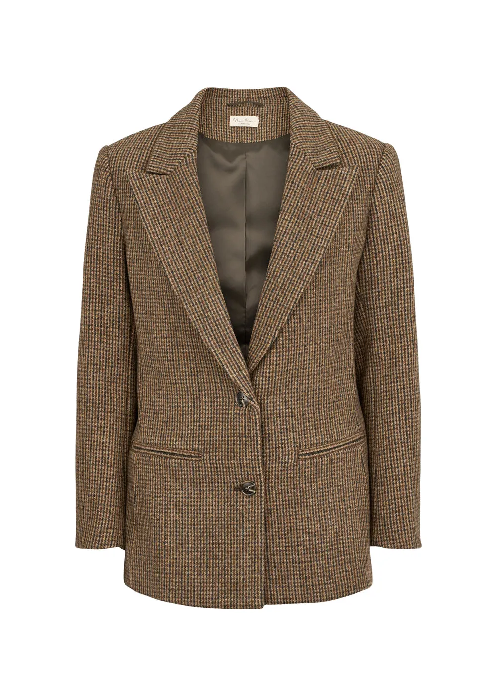 Java W, Wool Jacket - Earthy Check sold by MarMar