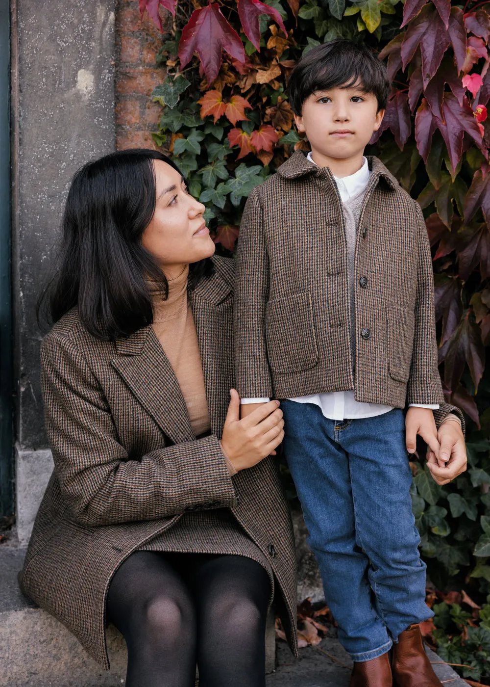Java W, Wool Jacket - Earthy Check sold by MarMar product image thumbnail 2