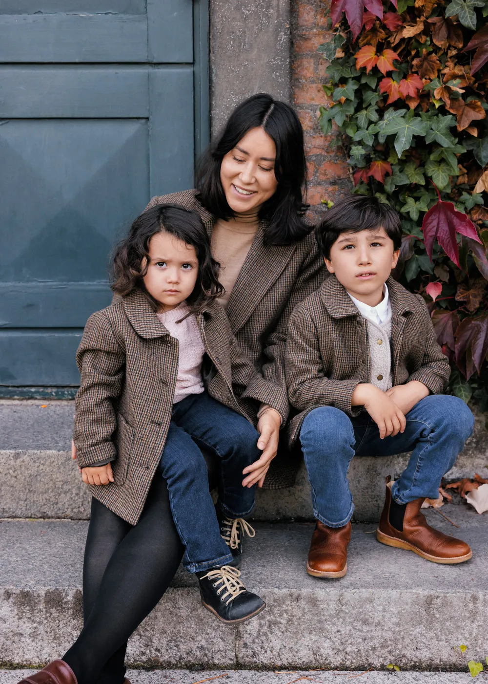 Java W, Wool Jacket - Earthy Check sold by MarMar product image thumbnail 3