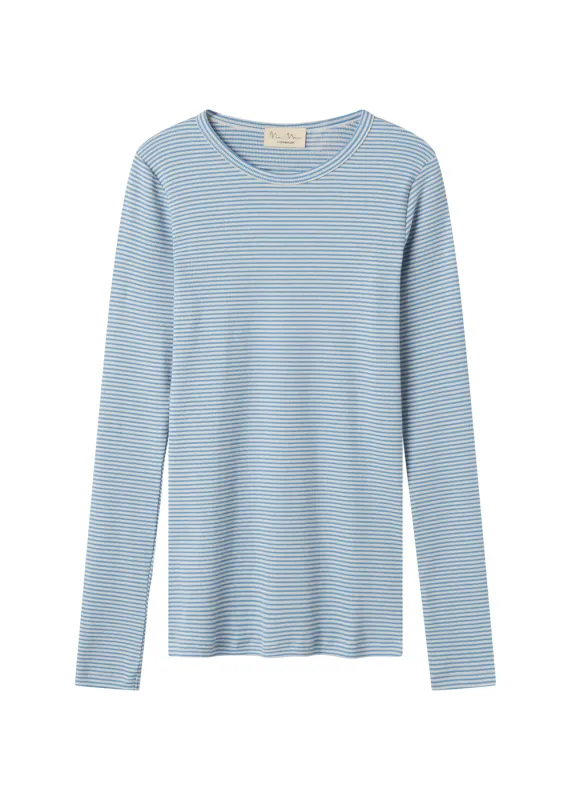 Tani W, T-shirt - Blue Stripe sold by MarMar