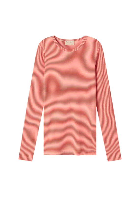 Tani W, T-shirt - Red Stripe sold by MarMar