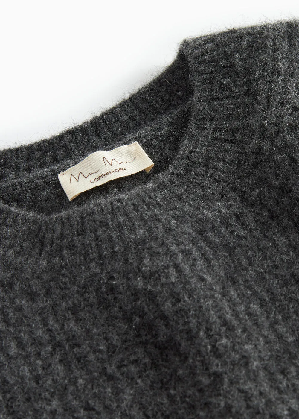 Trixa W, Knit blouse - Dark Gray Mel. sold by MarMar product image thumbnail 4