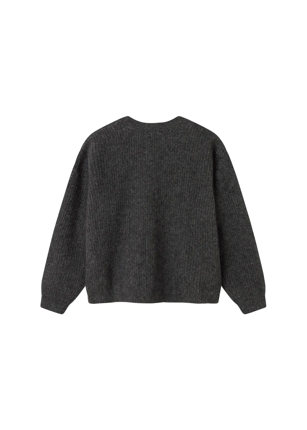 Trixa W, Knit blouse - Dark Gray Mel. sold by MarMar product image thumbnail 3